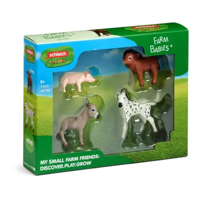 Schleich Farm World — детёныши домашних животных, набор 4 фигурки 42740