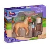 Schleich Horse Club — набор по уходу Эмили и андалузская кобыла 42797 — фото 1