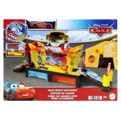 Mattel Cars — автомойка и машинка, меняющая цвет, JBM70