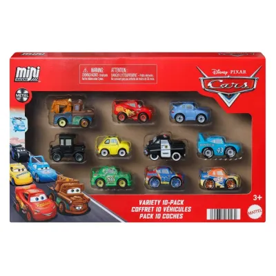 Mattel Disney Pixar Cars — набор мини-гонщиков, 10 штук, JBH06