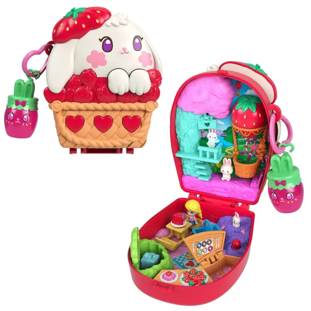 Mattel Polly Pocket — компактный набор «Пикник крольчонка» JKC47