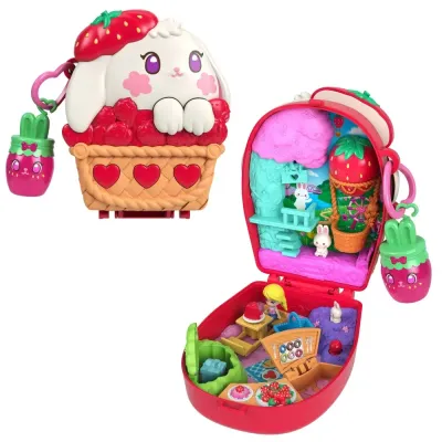 Mattel Polly Pocket — компактный набор «Пикник крольчонка» JKC47
