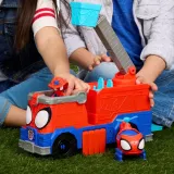 Hasbro Spidey and His Amazing Friends — пожарная машина Rescue-Webs со звуком, фигурка и аксессуары G1992 — фото 3
