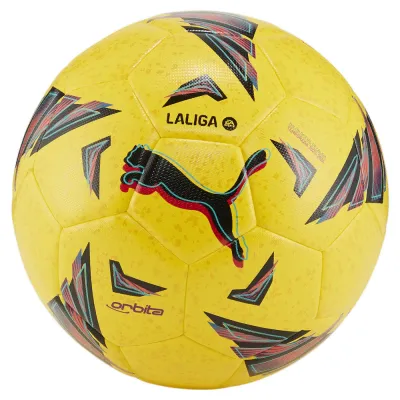 Мяч футбольный Puma Orbita LaLiga Hybrid, 5, Жёлтый