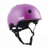 Шлем TSG Meta Solid Color, сатиновый фиолетовый — фото 1