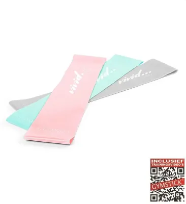 Набор резиновых лент Gymstick Vivid Mini Bands, 3 штуки