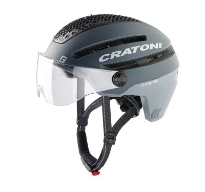 Шлем велосипедный Cratoni Commuter серый матовый