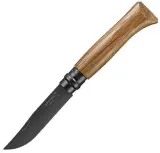 Нож складной Opinel Inox Black No.08 с черным нержавеющим клинком — фото 1