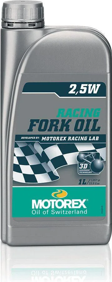 Масло для амортизационных вилок Motorex Racing Fork Oil 2,5W, бутылка 1 л