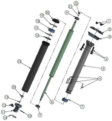 Ремонтный набор Contec CT Nara Drop Kit 40 мм