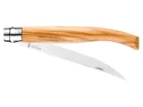 Нож складной с узким клинком и рукоятью из оливы Opinel No.15 — фото 3