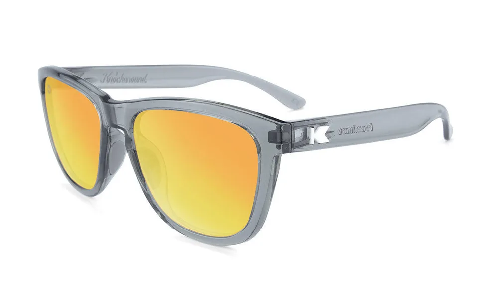 Солнцезащитные очки Knockaround для взрослых, категория 3, поляризационные, Clear Grey