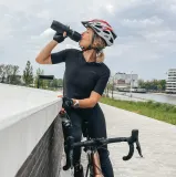 Шлем велосипедный Pro Sport Lights женский/мужской, белый/красный — фото 6