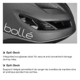 Шлем велосипедный шоссейный Bolle Eco Avio Pure Mips, чёрно-фиолетовый матовый — фото 4