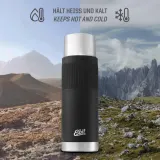 Термос Esbit Sculptor Vacuum Flask with Sleeve 1 л, чёрный — фото 6