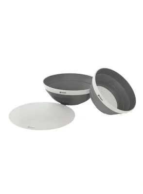 Набор складной посуды Outwell Collaps Bowl and Colander Set, серый