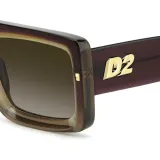 Очки солнцезащитные Dsquared2 D2 0141/S XL7 ацетат мужские 53 миллиметра — фото 4