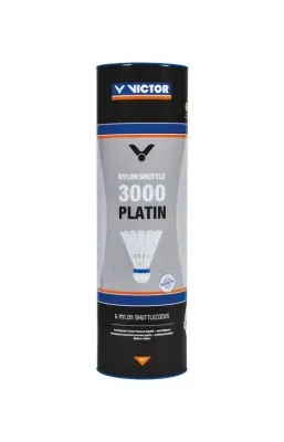 Воланы нейлоновые для бадминтона Victor 3000, средняя скорость, жёлтые