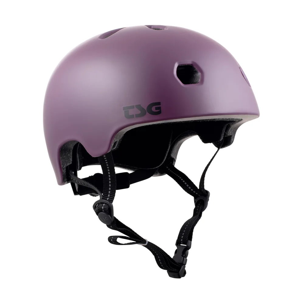 Шлем TSG Meta Solid Satin Grape Royal фиолетовый