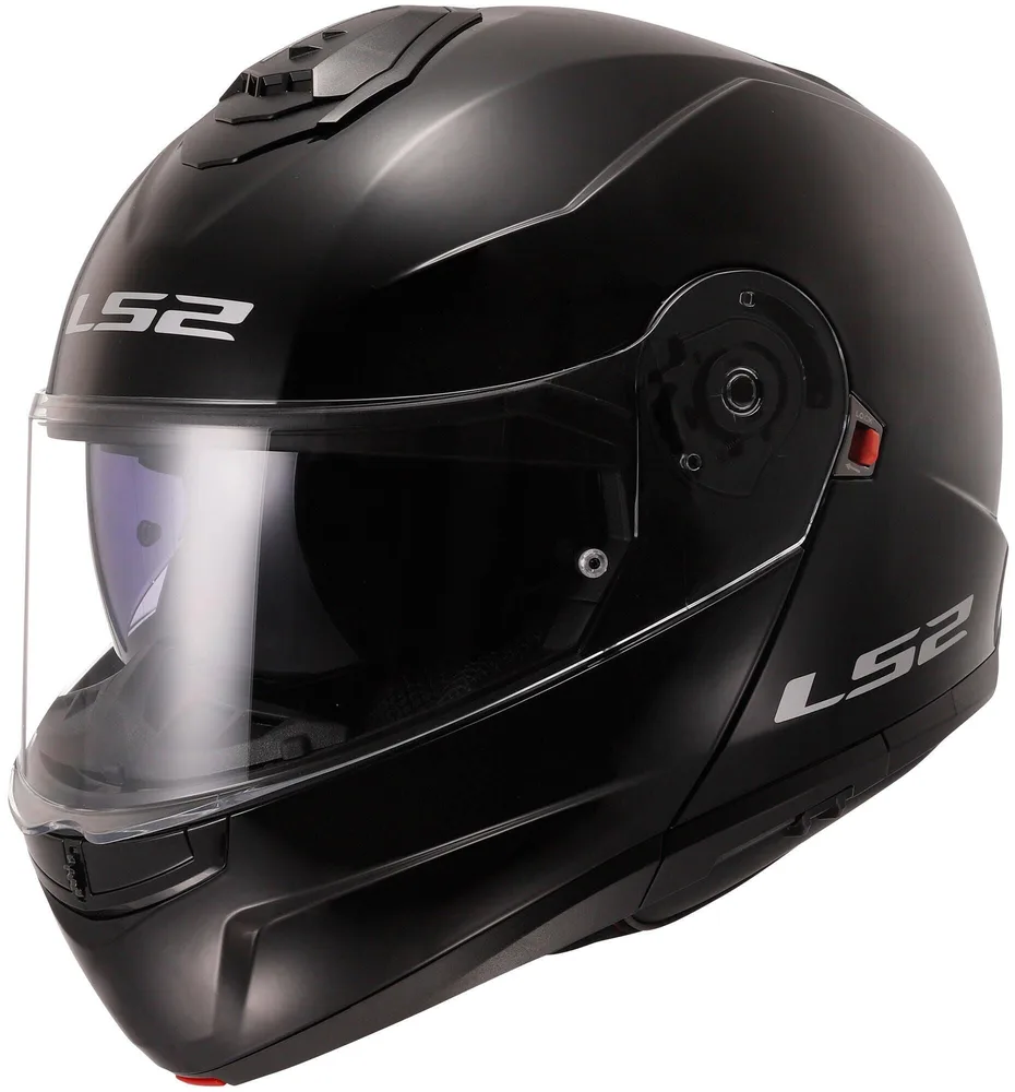 L2S Шлем мотоциклетный модульный LS2 FF908 Strobe II Solid черный