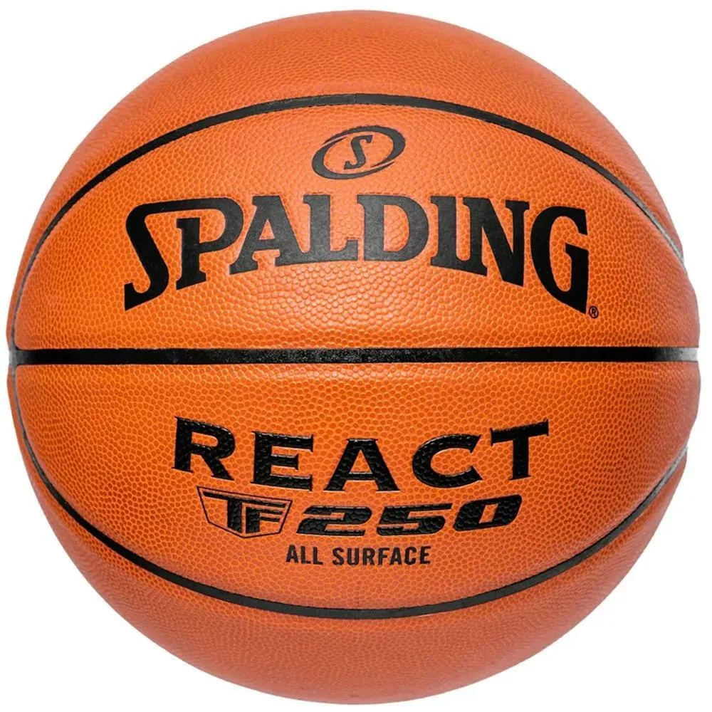 Мяч баскетбольный Spalding React TF-250 Indoor Outdoor, размер 6