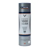 Воланы для бадминтона нейлоновые Victor 1000 средние белые — фото 6