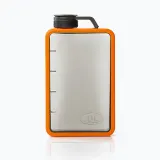 Бутылка туристическая GSI Outdoors Boulder 10 Oz Flask плоская 300 мл — фото 2