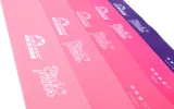 Majestic Sport Набор резинок для фитнеса Pink Power 5 штук — фото 3