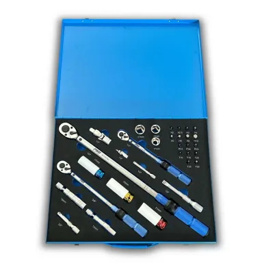 Pro Sport Lights Ключ динамометрический для велосипеда, набор из 32 предметов, 2-210 Нм