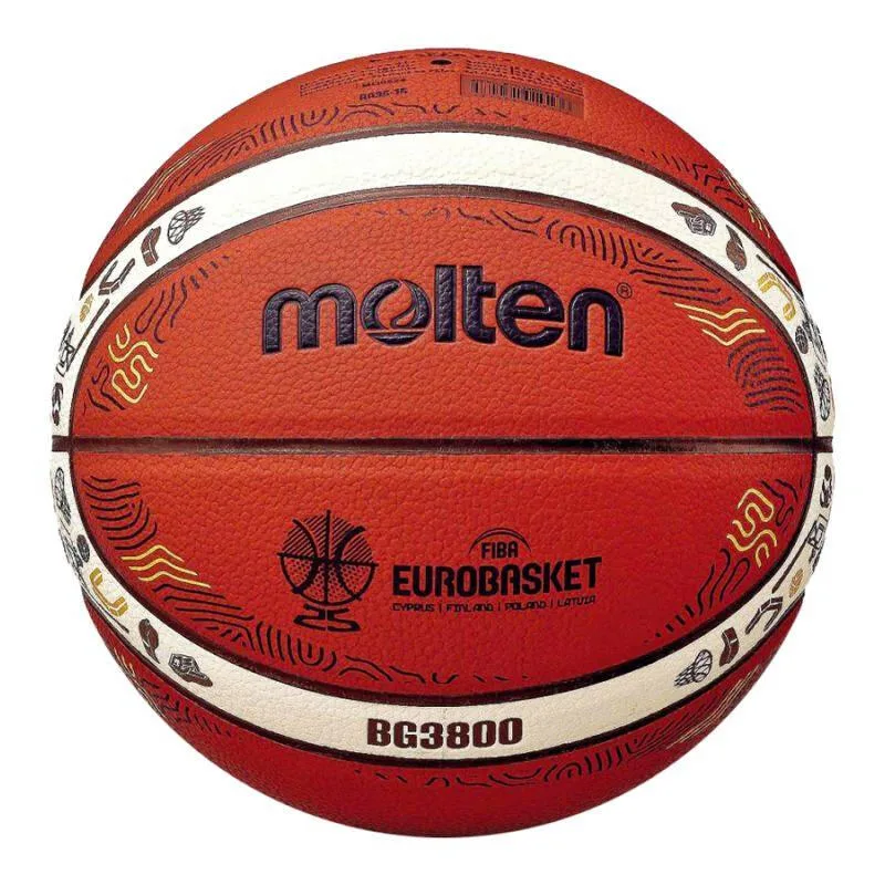 Мяч баскетбольный Molten Replika B7G3800-E5Z EuroBasket 2025, размер 7