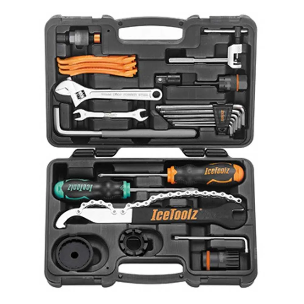 Набор велосипедных инструментов IceToolz 82F4 в кейсе