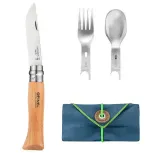 Туристический набор Opinel Nomad: нож и столовые приборы No.08 — фото 1