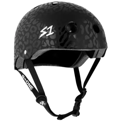 Шлем S-One Lifer Black On Black Leopard Matte размер XL
