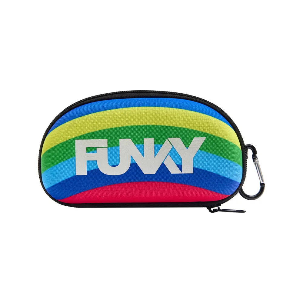 Жесткий чехол для очков для плавания Funky Trunks Rainbowie