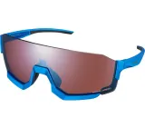 Велосипедные очки Shimano Aerolite 2, металлик синий — фото 1