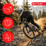 Шлем велосипедный Attabo State 1.0 полнолицевой для MTB — фото 3