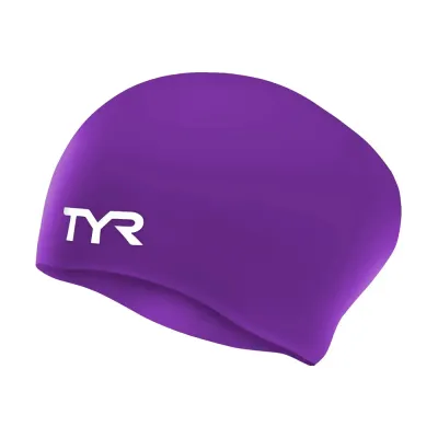 Шапочка для плавания TYR Long Hair Silicone силиконовая для длинных волос