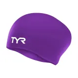 Шапочка для плавания TYR Long Hair Silicone силиконовая для длинных волос — фото 1