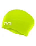 Шапочка для плавания TYR Long Hair Silicone силиконовая для длинных волос — фото 3