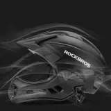 Шлем велосипедный детский Rockbros TT-018-BK полнолицевой с отстегивающейся защитой подбородка — фото 7