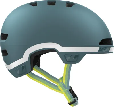 Шлем велосипедный детский Lazer Maze Jr KinetiCore GoFluo Edition матовый хаки