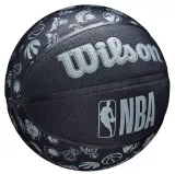 Мяч баскетбольный Wilson NBA All Team, размер 7, чёрный — фото 3