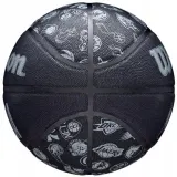 Мяч баскетбольный Wilson NBA All Team, размер 7, чёрный — фото 4