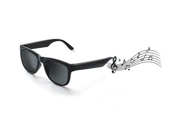 Caliber Truck Co Очки солнцезащитные Caliber Soundglasses с Bluetooth, поляризационные, чёрные