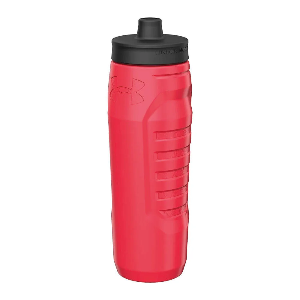 Тренировочная бутылка Under Armour Sideline Squeeze красная 950 мл