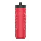 Тренировочная бутылка Under Armour Sideline Squeeze красная 950 мл — фото 2