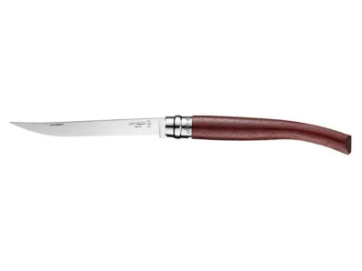 Складной нож Opinel Slim Padouk Mirror Blade с рукоятью из дерева падук