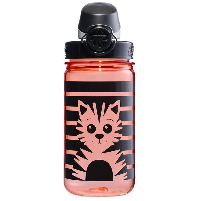 Бутылка Nalgene OTF Kids Orange Tiger 350 мл, герметичная, без BPA, на 50% из переработанного материала