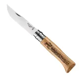 Складной нож Opinel Animalia Animals No.08 нержавеющий, Натуральное дерево — фото 1