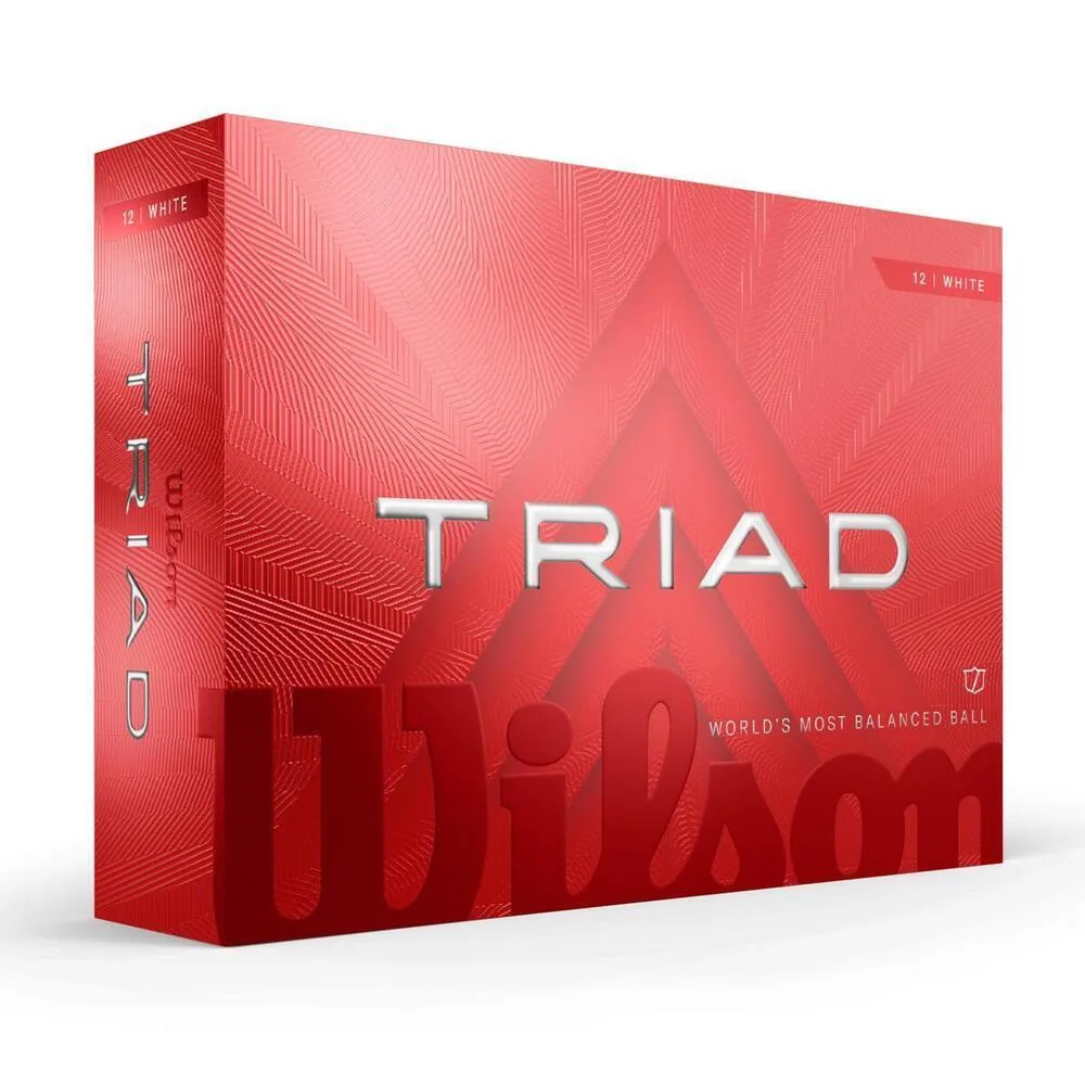 Мячи для гольфа Wilson Triad, 12 шт